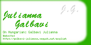 julianna galbavi business card